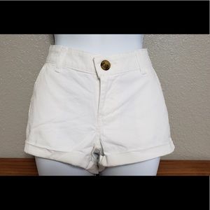 SO Women’s White Jean Shorts